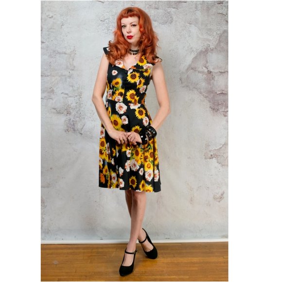 Voodoo Vixen sunflower summer dress size small. - Picture 5 of 6